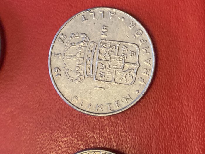 Münze Münzen Umlaufmünze Schweden 1 Krone 1973