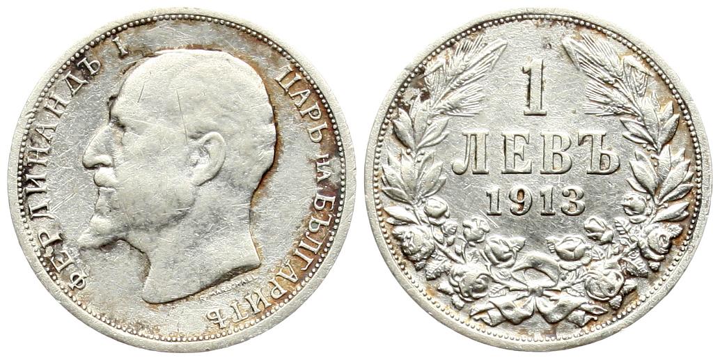  Bulgarien: Alexander I. 1879-1886, 1 Lew 1913, siehe unten   