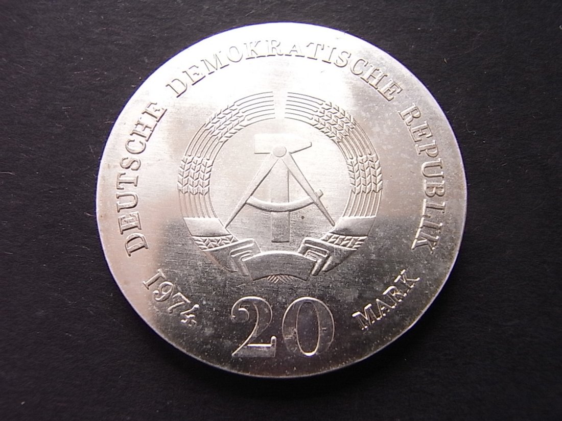  DDR 20 Mark Immanuel Kant 1974 unc   