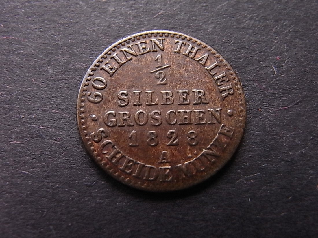  Preussen 1/2 SGr. 1828 A ss   
