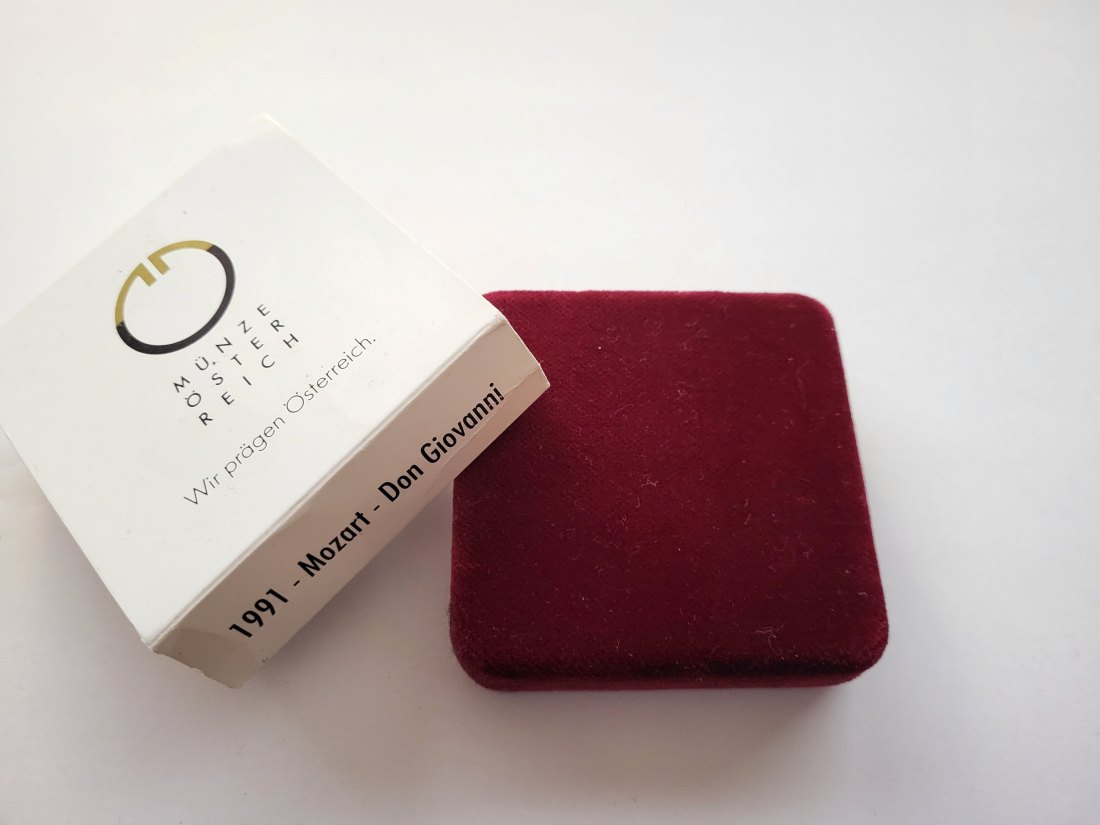  Etui für ATS 500,- Münze Österreich gebraucht Österreich Spittalgold9800 (00   