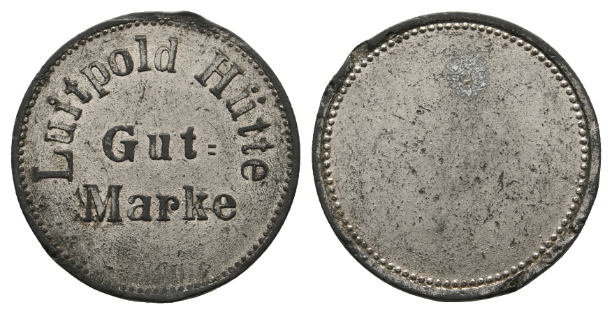  Bayern, Amberg, Luitpoldhütte, Gut=Marke; Menzel 516   