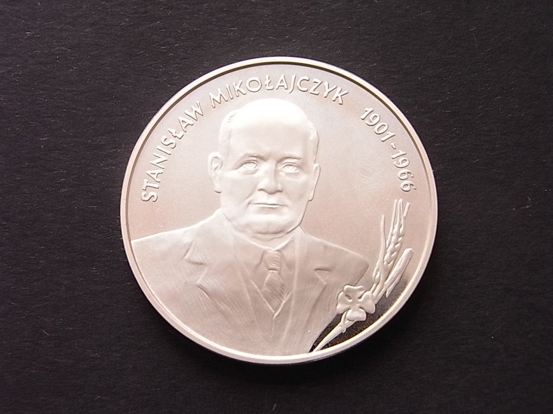  Polen 10 Zloty Mikolajczyk 1996 PP berührt   