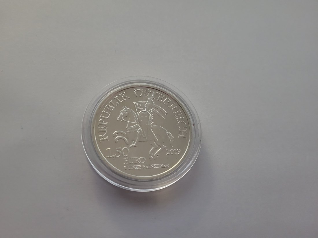  Silbermünze 1 Oz 1,50 Euro 2019 Österreich Spittalgold9800 (5455   