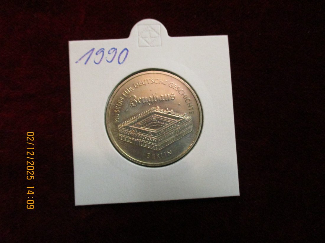  5 Mark DDR 1990 Zeughaus Berlin  Metall: (K-N-Zk) Gewicht: 9,6 Gramm   