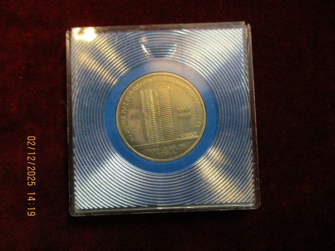  10 Mark DDR 1989 RGW Moskau  Metall: (K-N-Zk) Gewicht: 12 Gramm   
