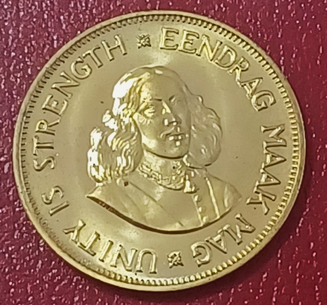  1962 South Africa Proof Van Riebeeck Wagon One Cent 1c Mintage 3,844   