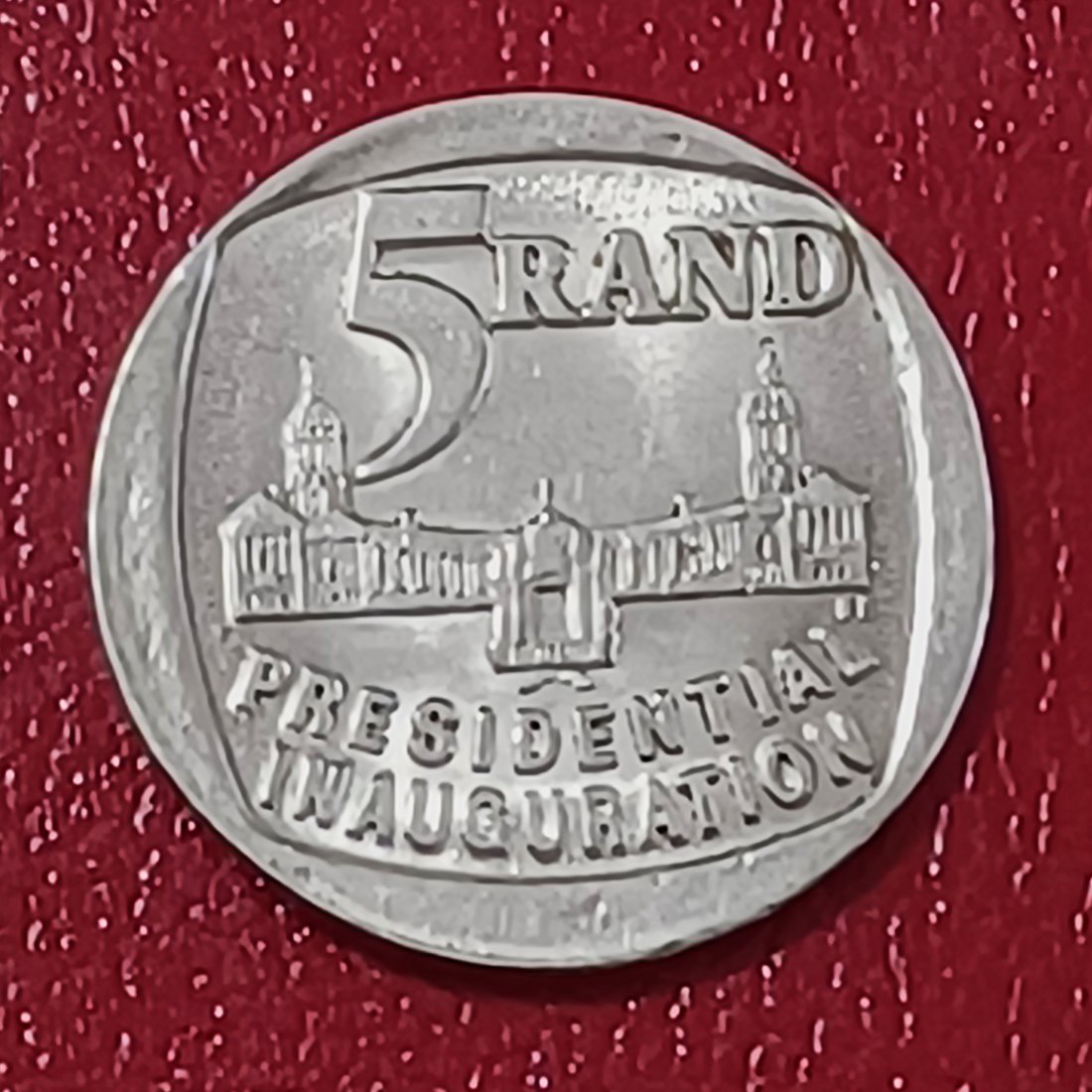  1994 South Africa BU UNC Presidential Inauguration Five Rand R5   