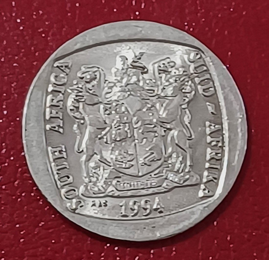  1994 South Africa BU UNC Presidential Inauguration Five Rand R5   