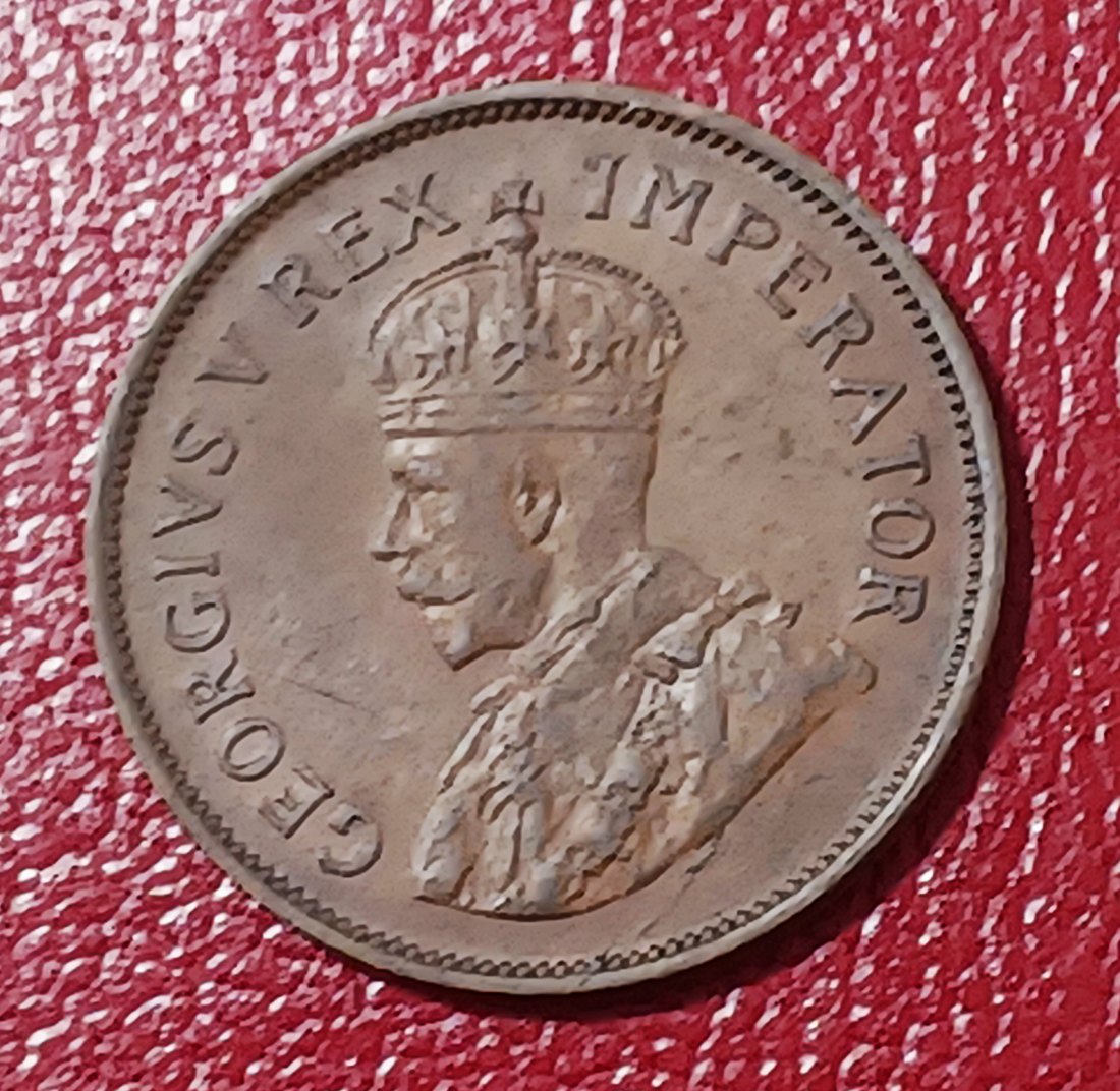  1936 South Africa Dromedaris Ship George V Half Penny 1⁄2D   