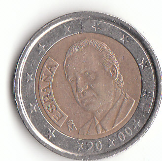  2 Euro Spanien 2000 (F234)b.   