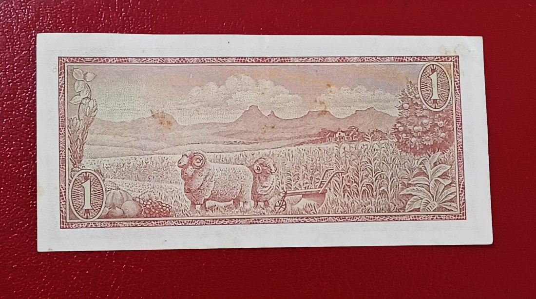  1973-1975South Africa Van Riebeeck Een Rand One Rand B425 982895 Afrikaans English   