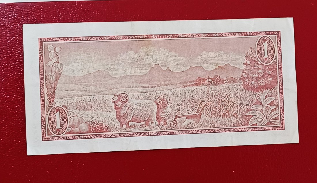  1973-1975South Africa Van Riebeeck Een Rand One Rand B560 632789 English Afrikaans   