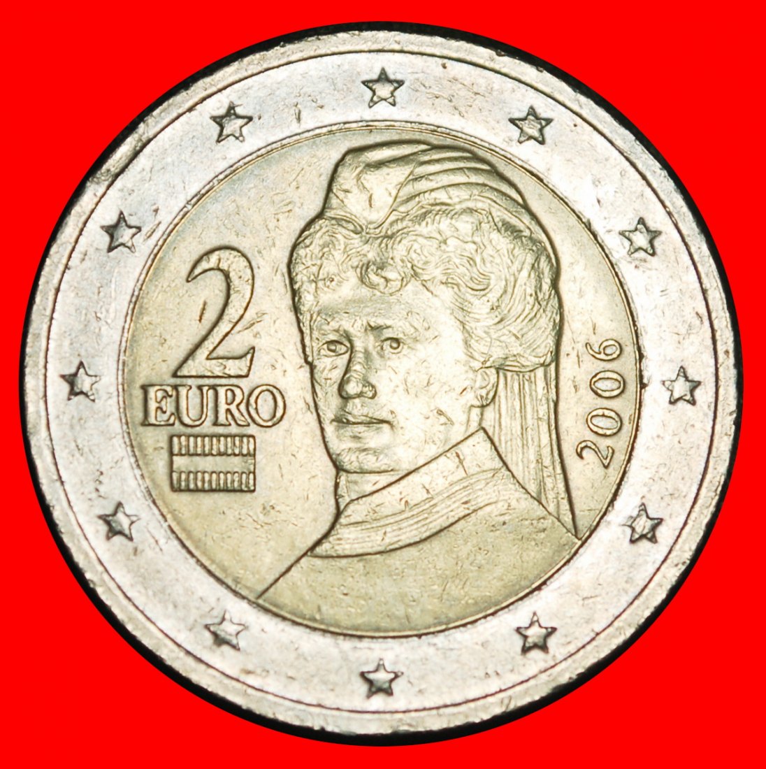  Ⰿ BERTHA VON SUTTNER 1843-1914:ÖSTERREICH★2 EURO 2006 PHALLISCHE TYP 2002-2006! A r1★OHNE VORBEHALT!   