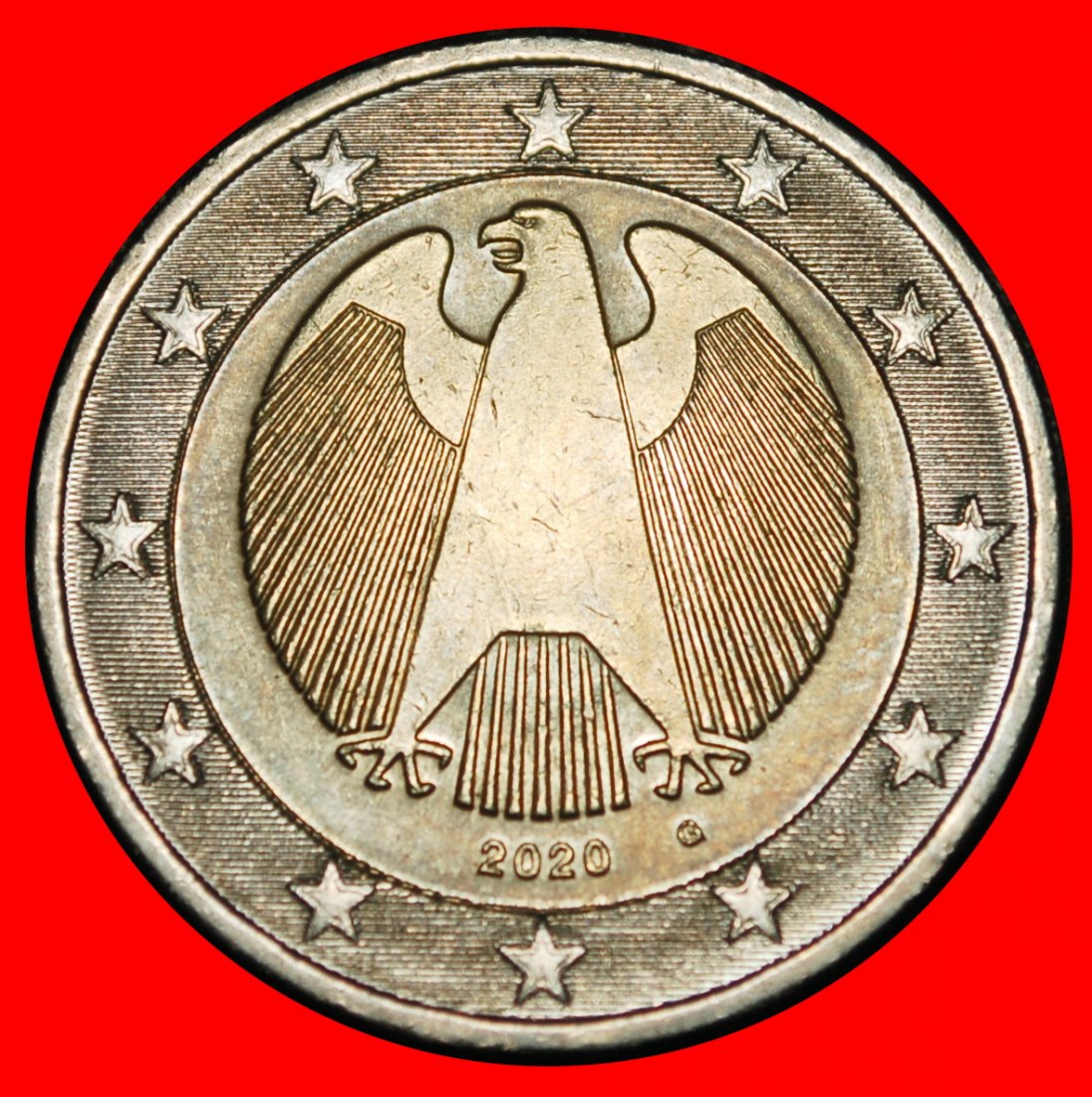 Ⰿ NON-PHALLIC TYPE 2008-2025: GERMANY★2 EUROS 2020G BADEN-WUERTTEMBERG! DIE I★LOW START★ NO RESERVE!
