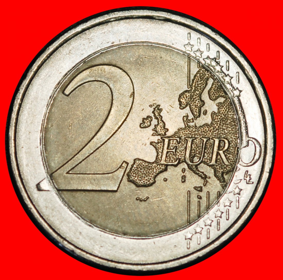  Ⰿ NON-PHALLIC TYPE (2008-2025): GERMANY ★ 2 EUROS 2021J HAMBURG! DIE I!★LOW START★ NO RESERVE!   