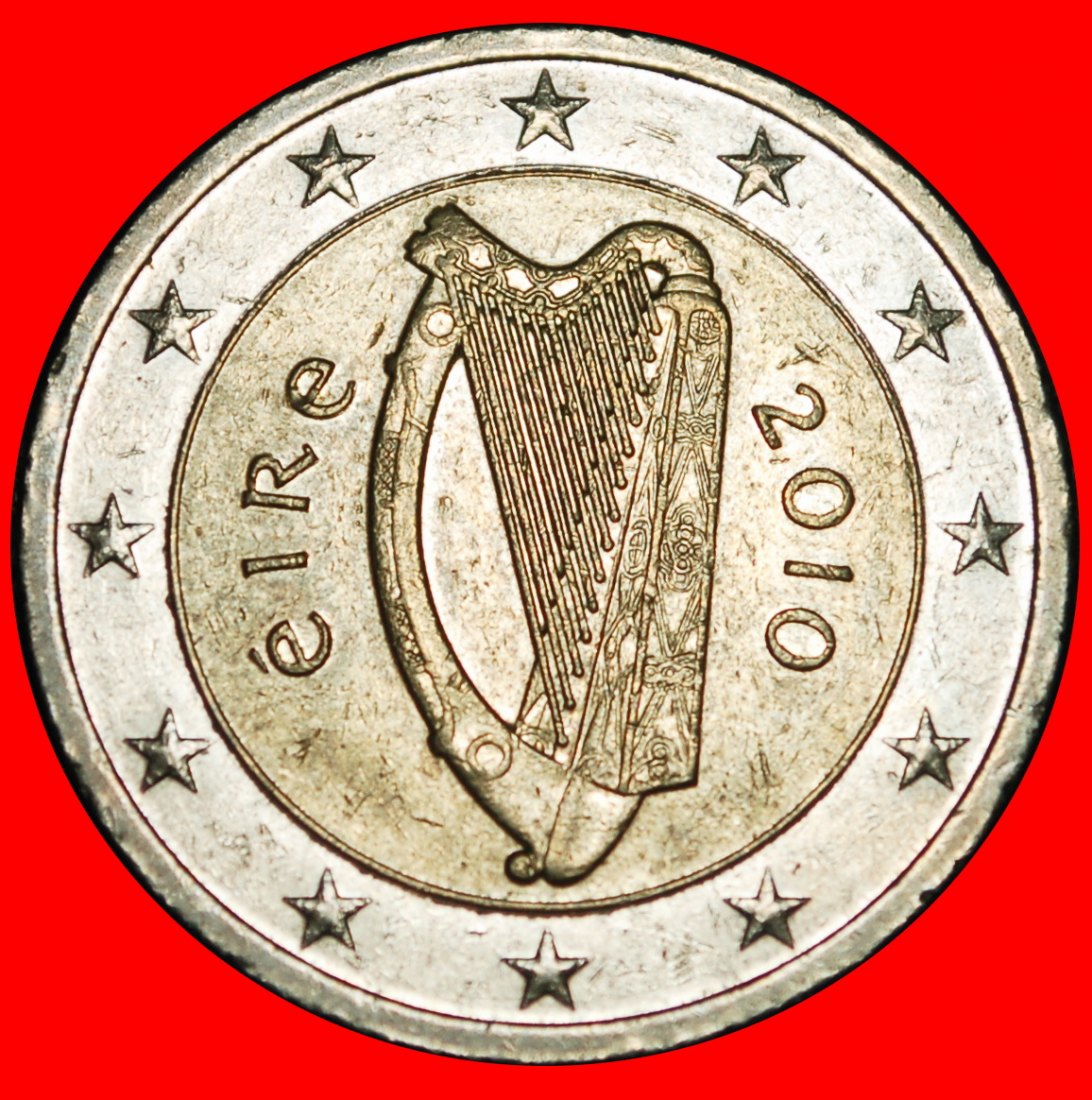 Ⰿ NICHT-PHALLISCHE TYP 2007-2025: IRLAND ★ 2 EURO 2010 I r1! UNGEWÖHNLICH!★OHNE VORBEHALT!