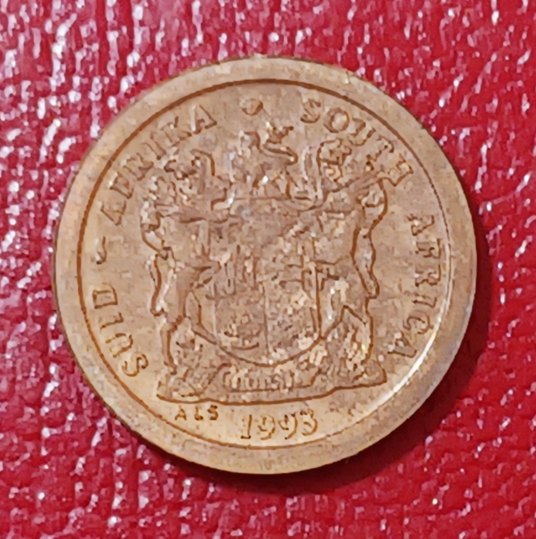  1993 South Africa PROOF Africa Fish Eagle Two Cents 2c Mintage 7,790   