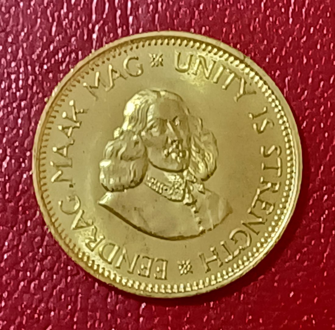  1961 South Africa Proof Van Riebeeck Wagon Half Cent Mintage 7,530   