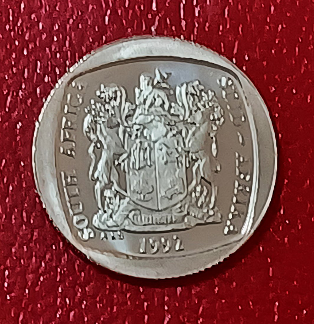  1992 South Africa PROOF Springbok One Rand R1 MINTAGE 10,000   