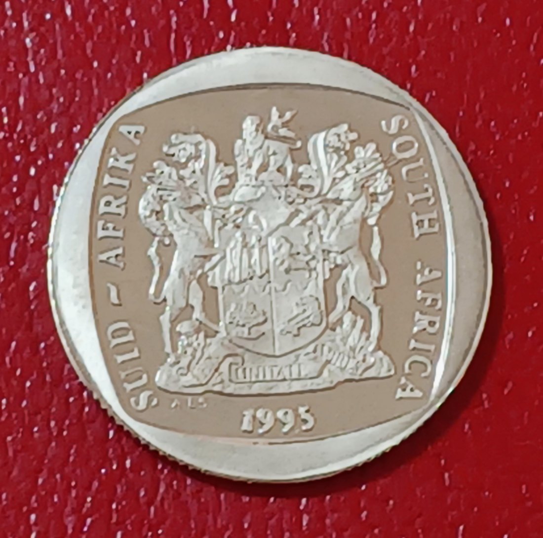  1995 South Africa PROOF KUDU Two Rand R2 MINTAGE 5,816   