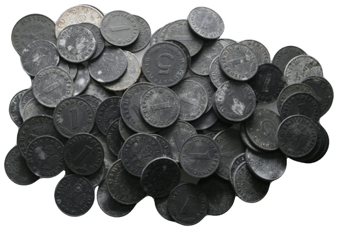  Deutsches Reich; Drittes Reich; Lot Kleinmünzen ( 98 Stück )   