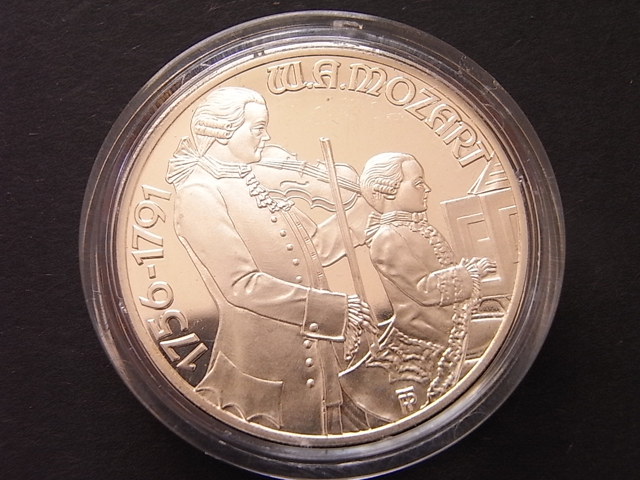  Österreich 100 Schilling Mozart 1991 PP Silber   