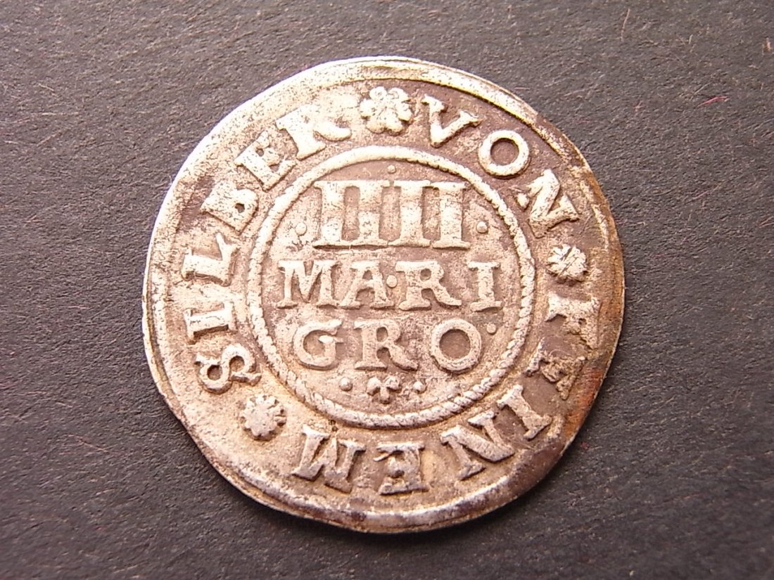  Braunschweig Wolfenbüttel IIII Marien Groschen 1625 Silber   