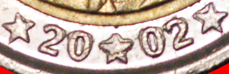 Ⰿ OUTLINE DATE: SPAIN ★2 EUROS 2002! UNPUBLISHED! JUAN CARLOS I (1975-2013) LOW START★ NO RESERVE!!!