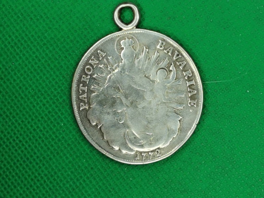  Lot 12 , Konventionstaler, Bayern Madonnentaler Patrona Bavariae 1772   