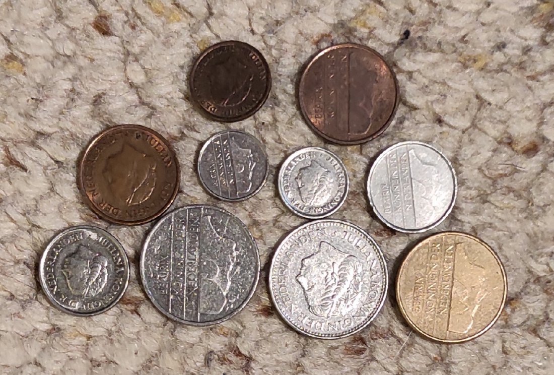  Set 5: 10 verschiedene Münzen aus den Niederlanden   