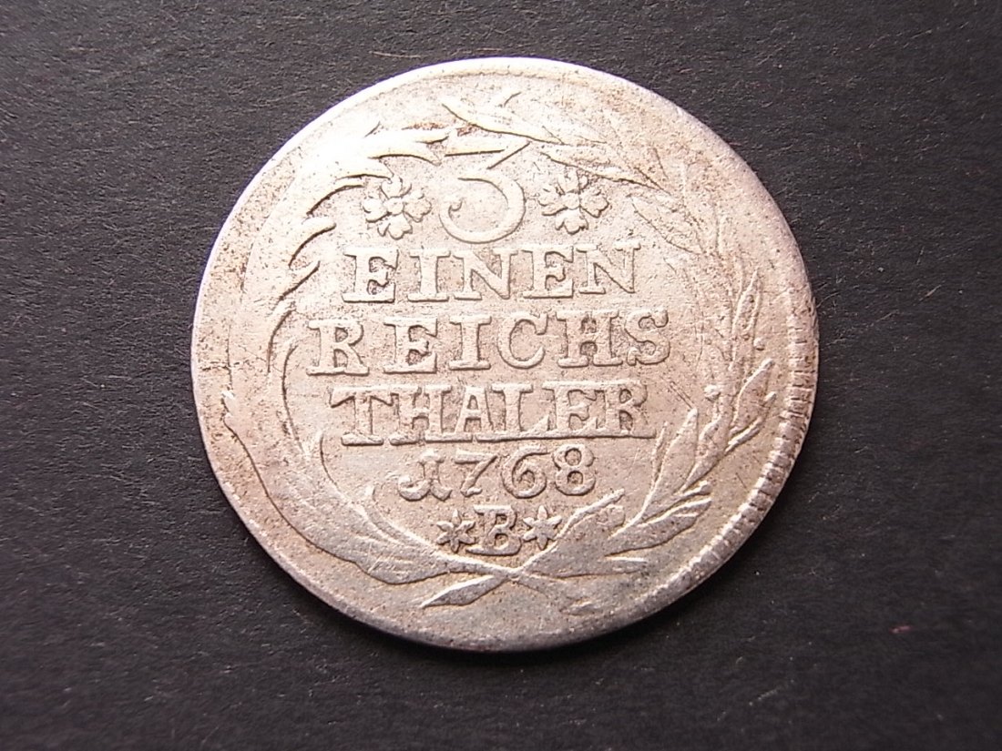  Preussen 1/3 Taler 1768E s   