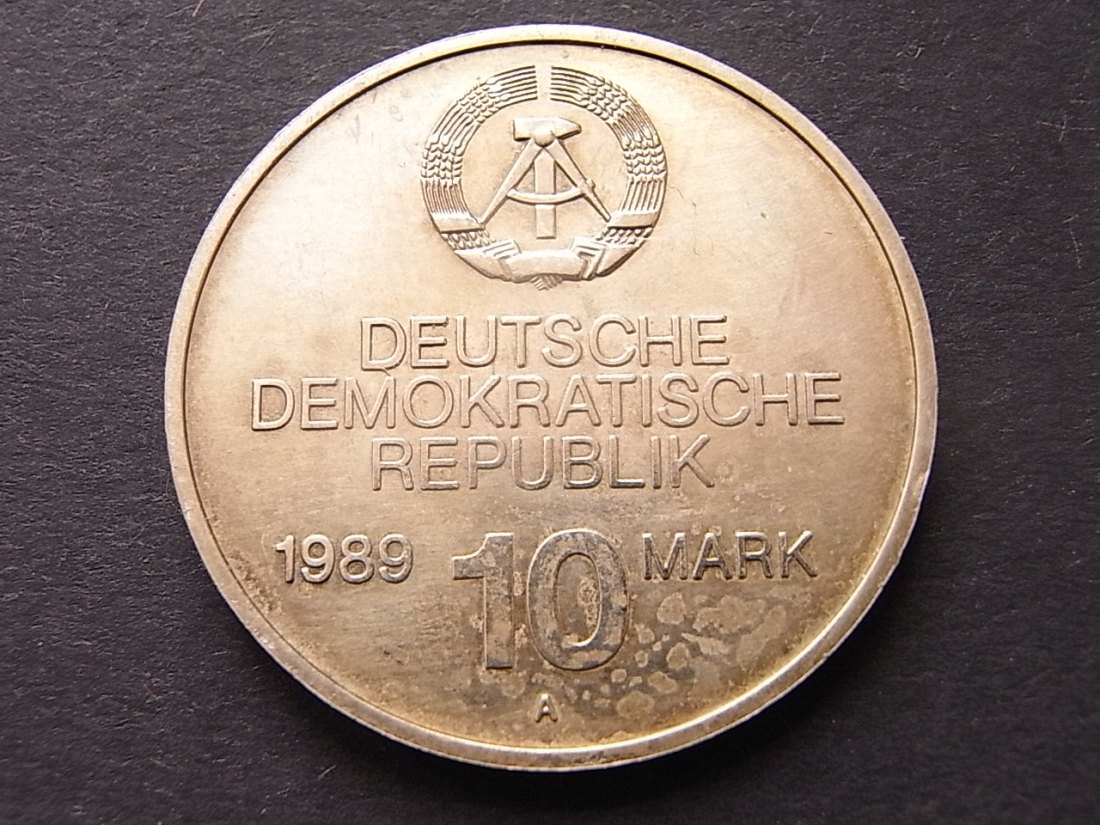  DDR 10 Mark RGW - Gebäude in Moskau 1989   