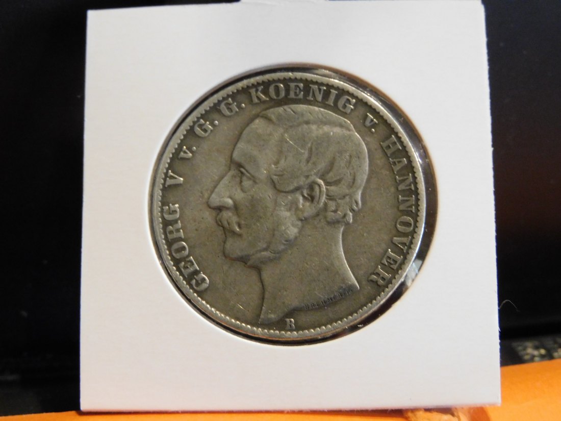  GERMANY 1 THALER 1857 HANNOVER.GRADE-PLEASE SEE PHOTOS.   