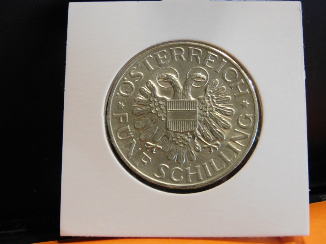  AUSTRIA 5 SCHILLING 1935.GRADE-PLEASE SEE PHOTOS.   