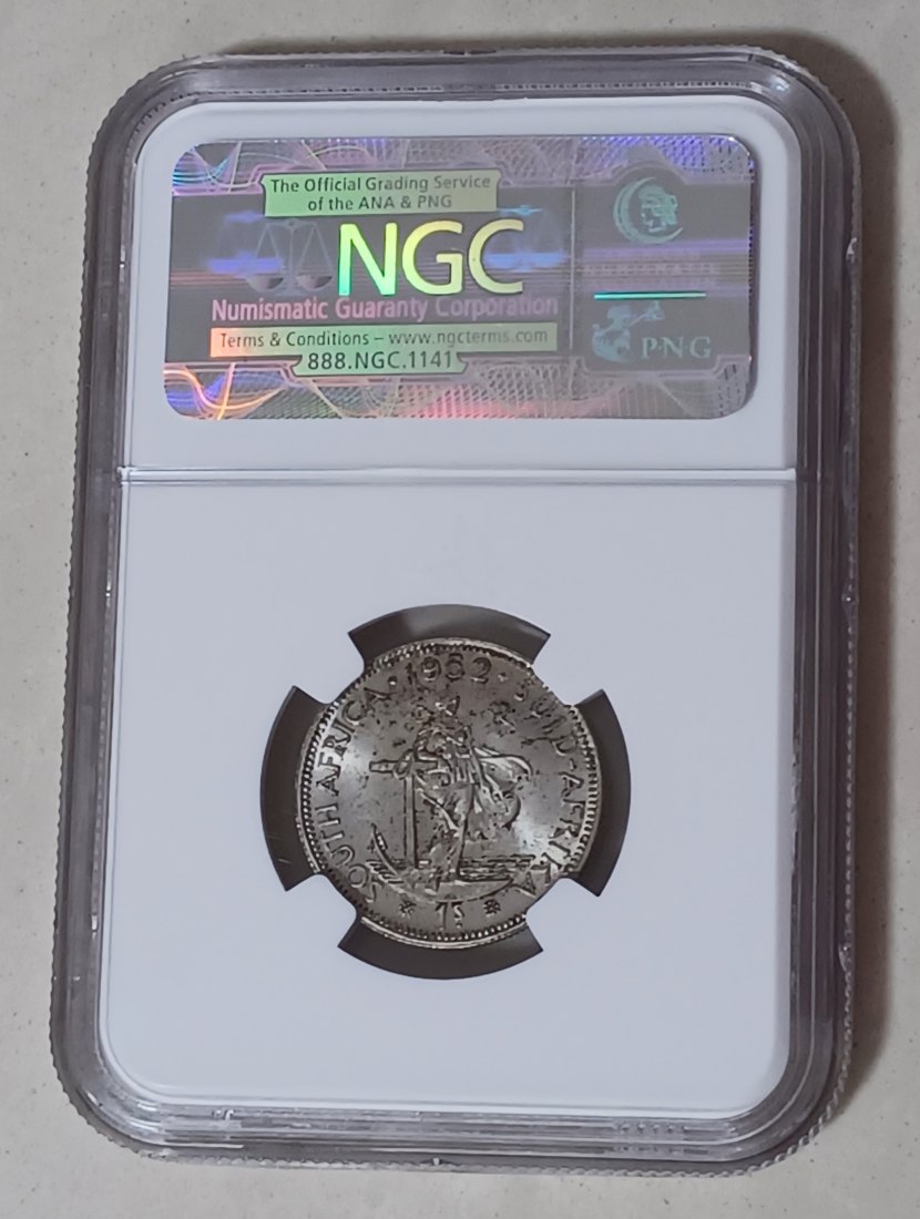  1952 South Africa PROOF George VI One Shilling 1S NGC PF66 MINTAGE 16,000 50% Silver   