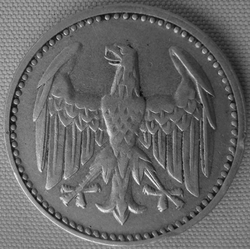  Weimar, 3 Mark 1925 D, J 312   