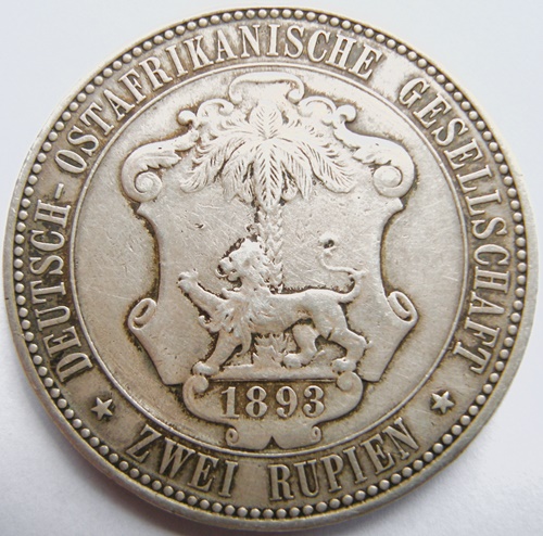  DOA, 2 Rupien 1893, J N 714   