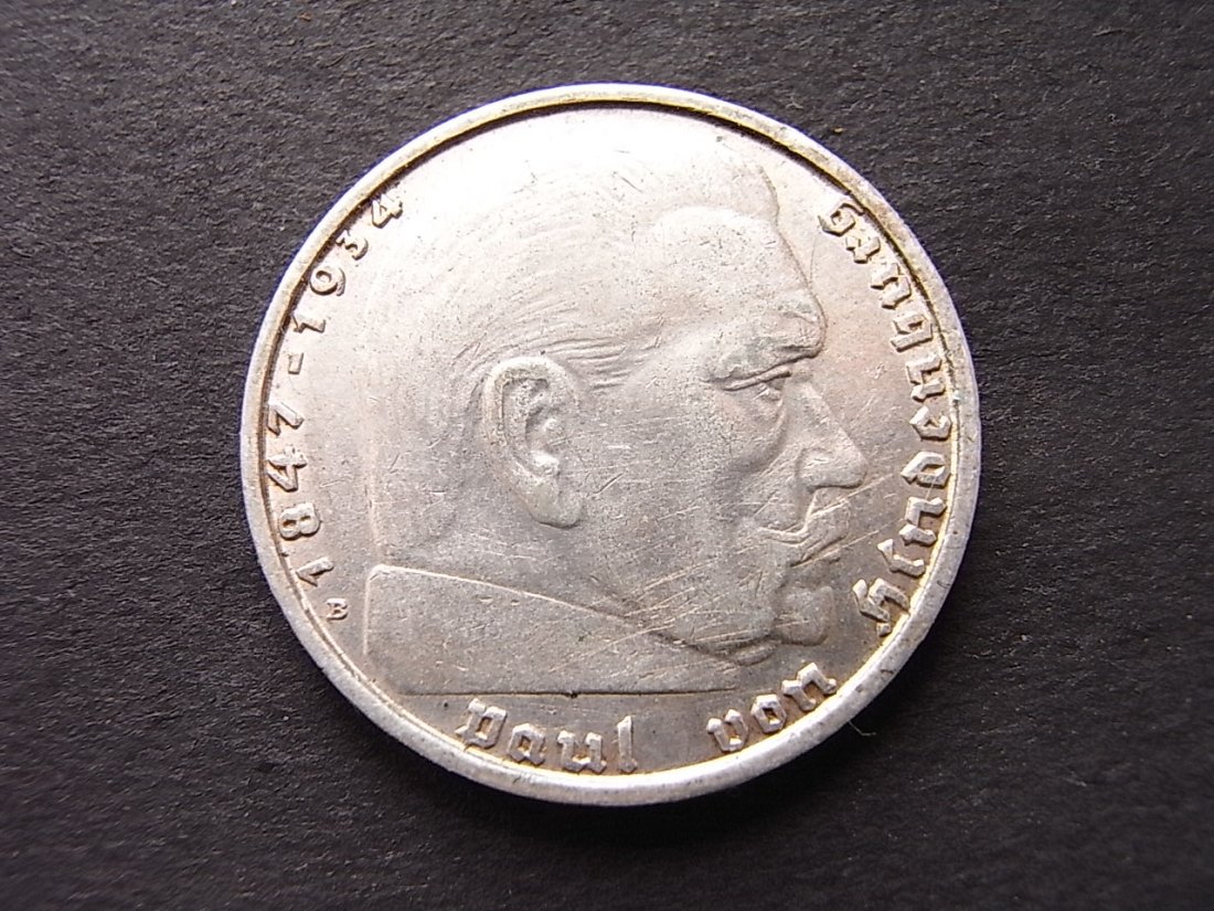  Drittes Reich 2 Mark 1938 B ss Silber   