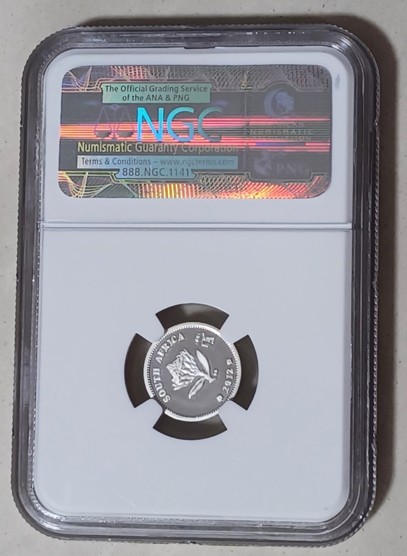  2012 South Africa PROOF Gautrain Durban Coin Show Tickey 2.5c NGC PF68UC MINTAGE 300 EXTREMELY RARE   