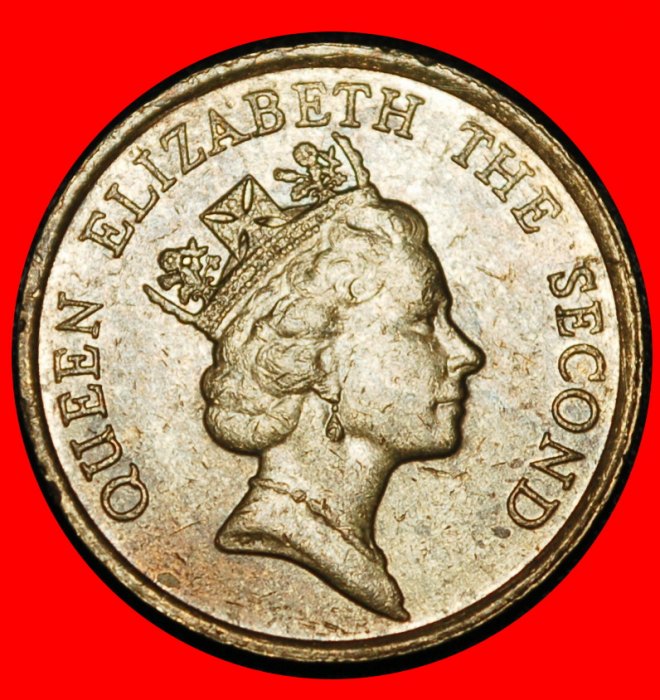  Ⰿ GROSSBRITANNIEN (1982-1992): HONGKONG CHINA★10 CENT 1986! ELISABETH II. 1953-2022★OHNE VORBEHALT!   