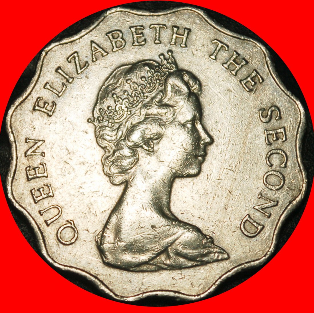  Ⰿ GROSSBRITANNIEN (1975-1992): HONGKONG CHINA★2 DOLLAR 1982! ELISABETH II. 1953-2022★OHNE VORBEHALT!   