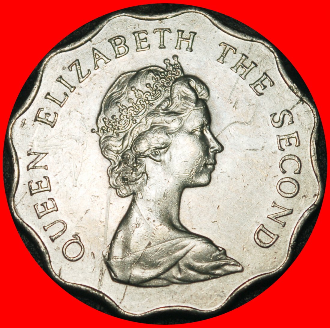  Ⰿ GROSSBRITANNIEN (1975-1992): HONGKONG CHINA★2 DOLLAR 1984! ELISABETH II. 1953-2022★OHNE VORBEHALT!   