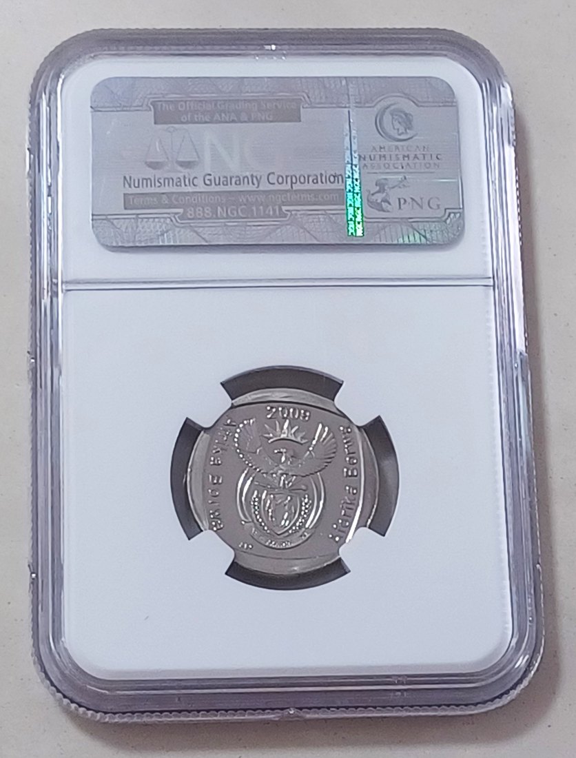  2009 South Africa PROOFLIKE OOM PAUL MINT CW Kudu Two Rand R2 NGC PL66 Mintage 1,976 VERY RARE   