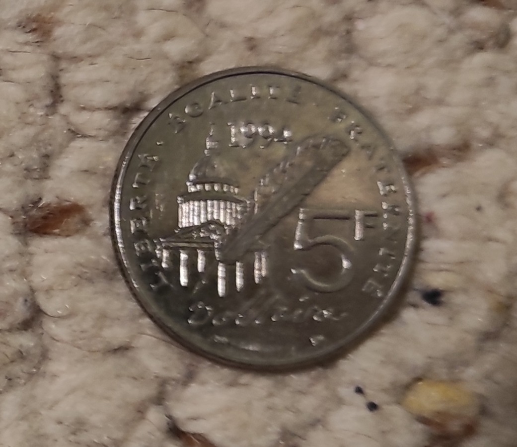  Frankreich 5 Francs 1994   