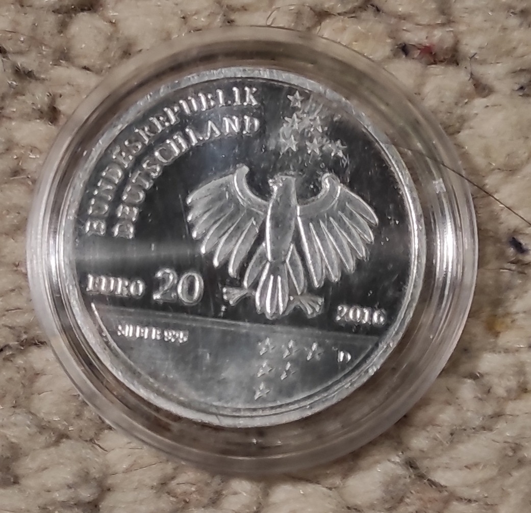  Seutschland 20 Euro 2016, Litfass   