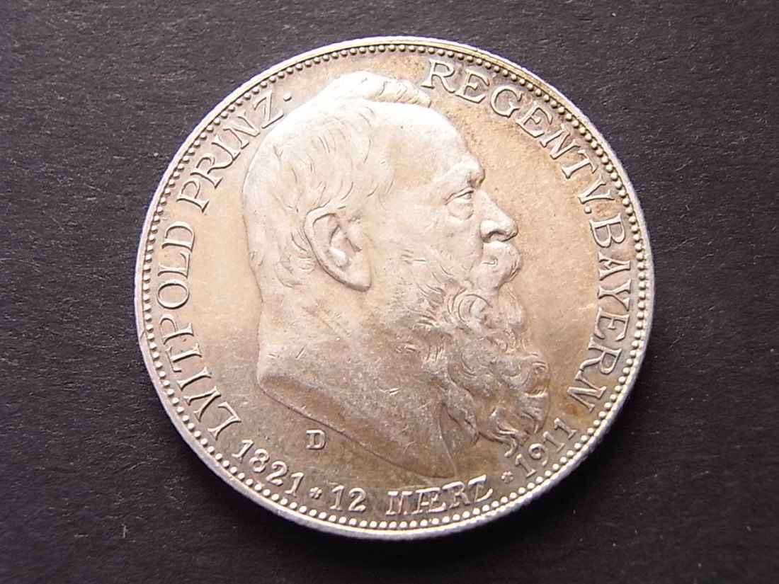  Bayern 2 Mark 1911 vzgl   