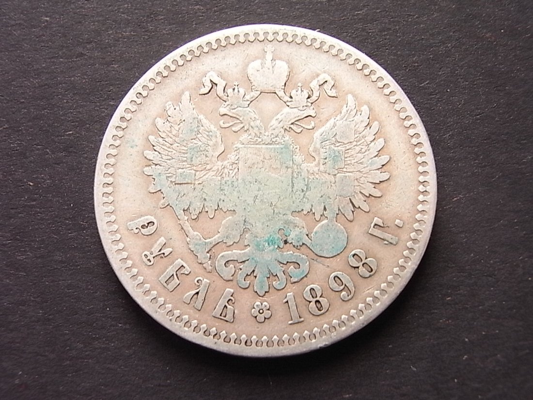  Russland 1 Rubel 1898 s   