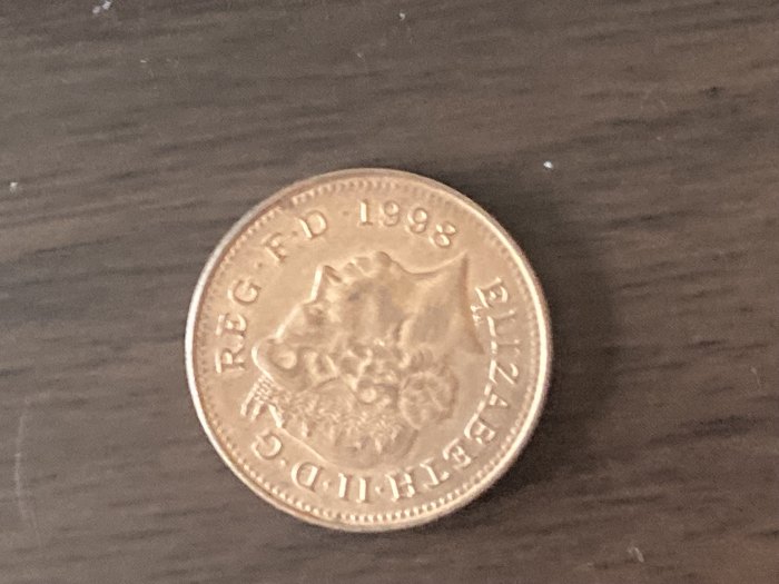  Münze Münzen Umlaufmünze Großbritannien 1 Penny 1998   