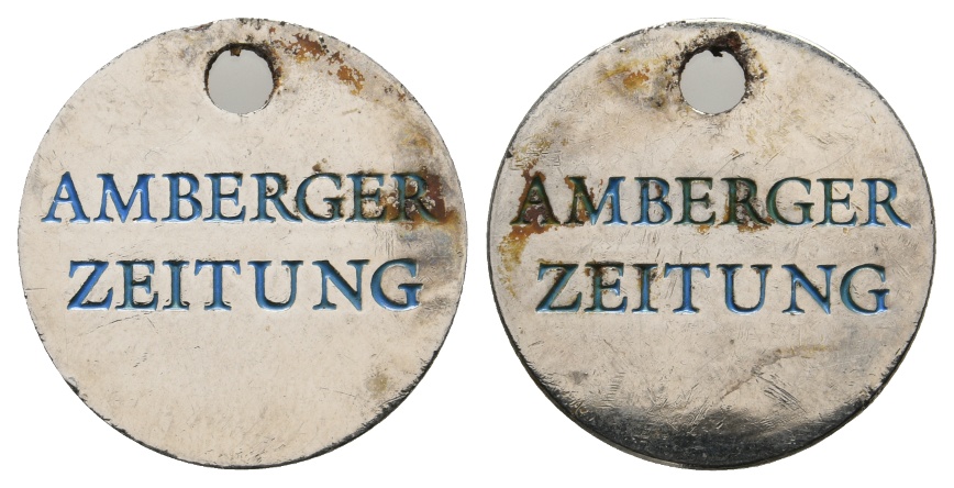  Bayern, Amberg, Amberger Zeitung, Marke; Menzel -   